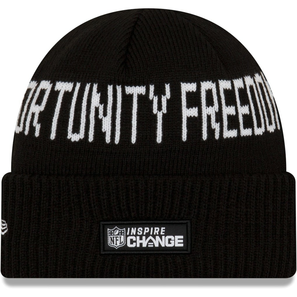 Cleveland Browns New Era Team Social Justice Cuffed Knit Hat - Black discount