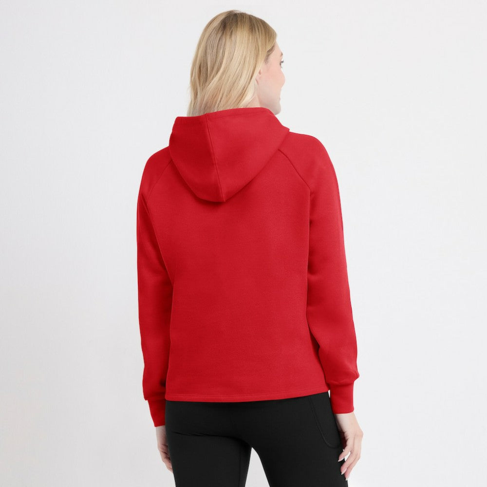 Washington Nationals Women's Perfect Play Raglan Pullover Hoodie Red