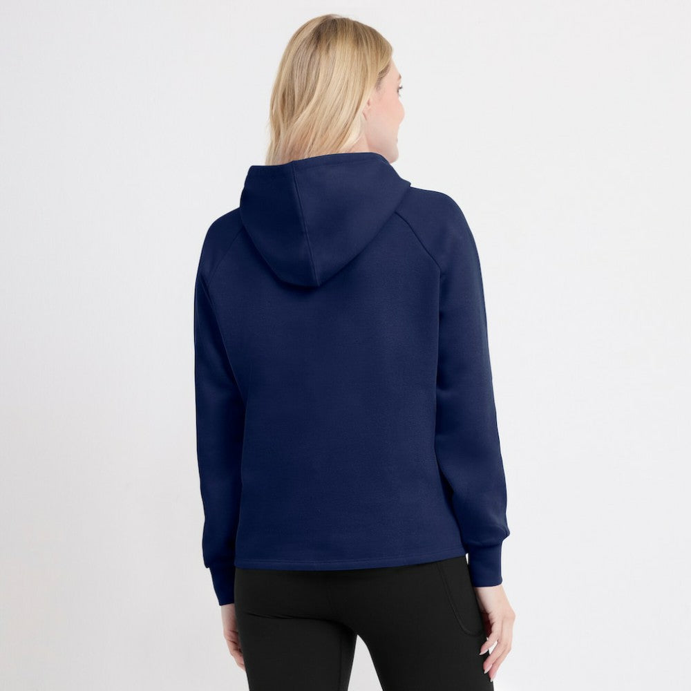 Milwaukee Brewers Women's Perfect Play Raglan Pullover Hoodie Navy