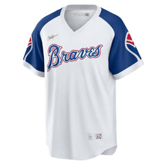 Hank Aaron Atlanta Braves Home Cooperstown Collection Player Jersey White