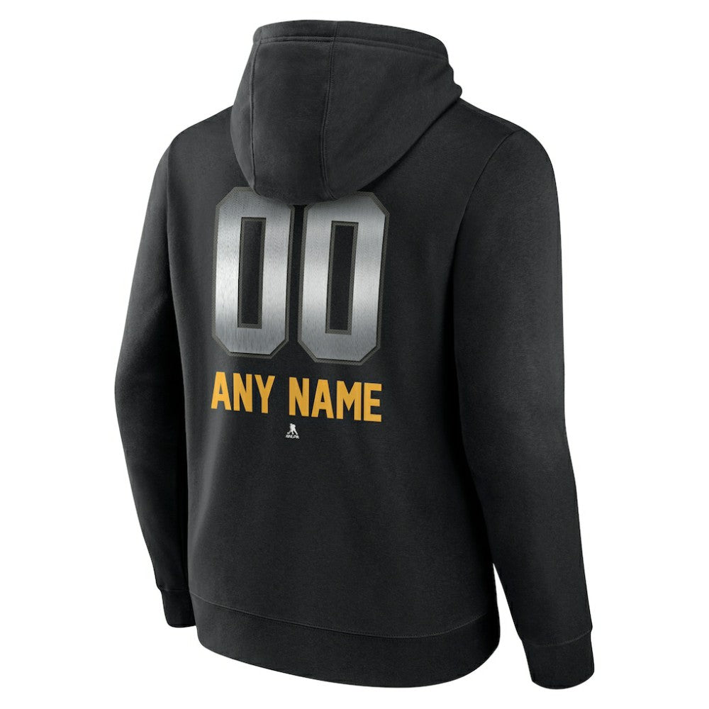 St. Louis Blues Personalized Midnight Mascot Logo Pullover Hoodie - Black Hoodies