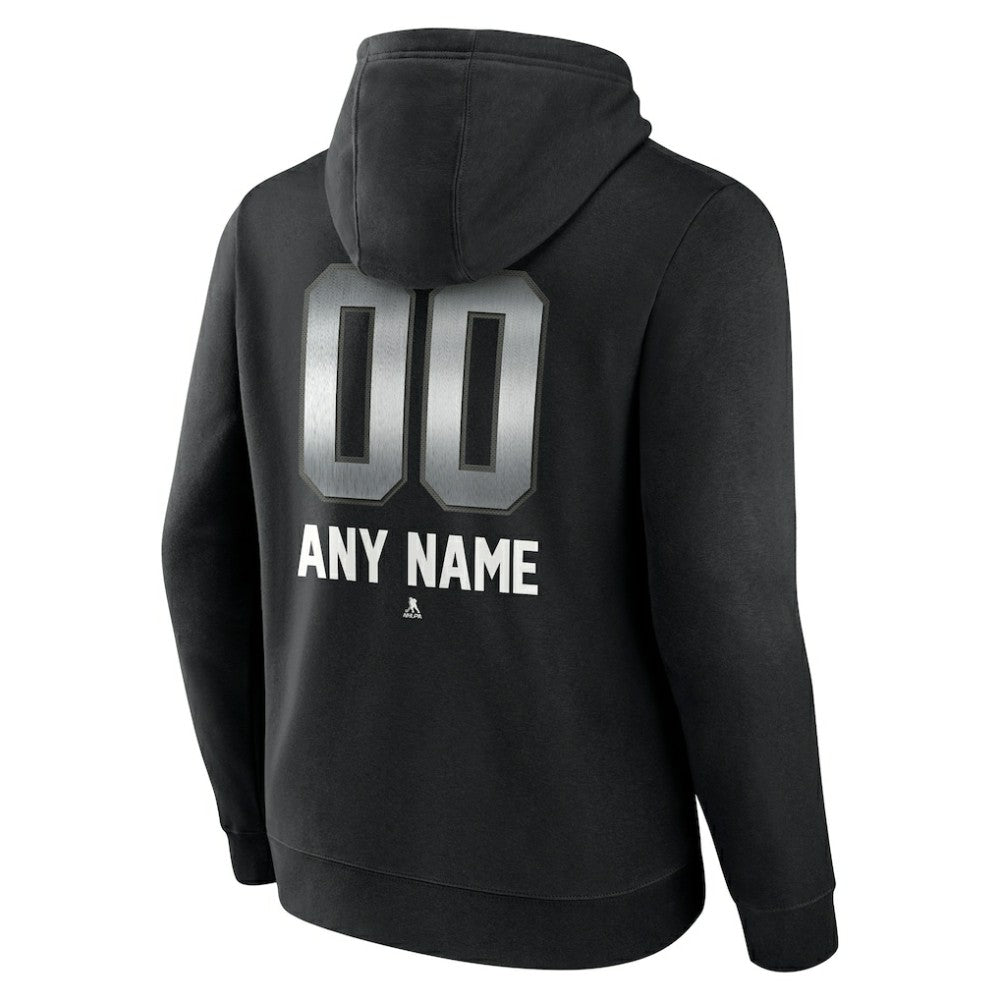 Tampa Bay Lightning Personalized Midnight Mascot Logo Pullover Hoodie - Black Hoodies