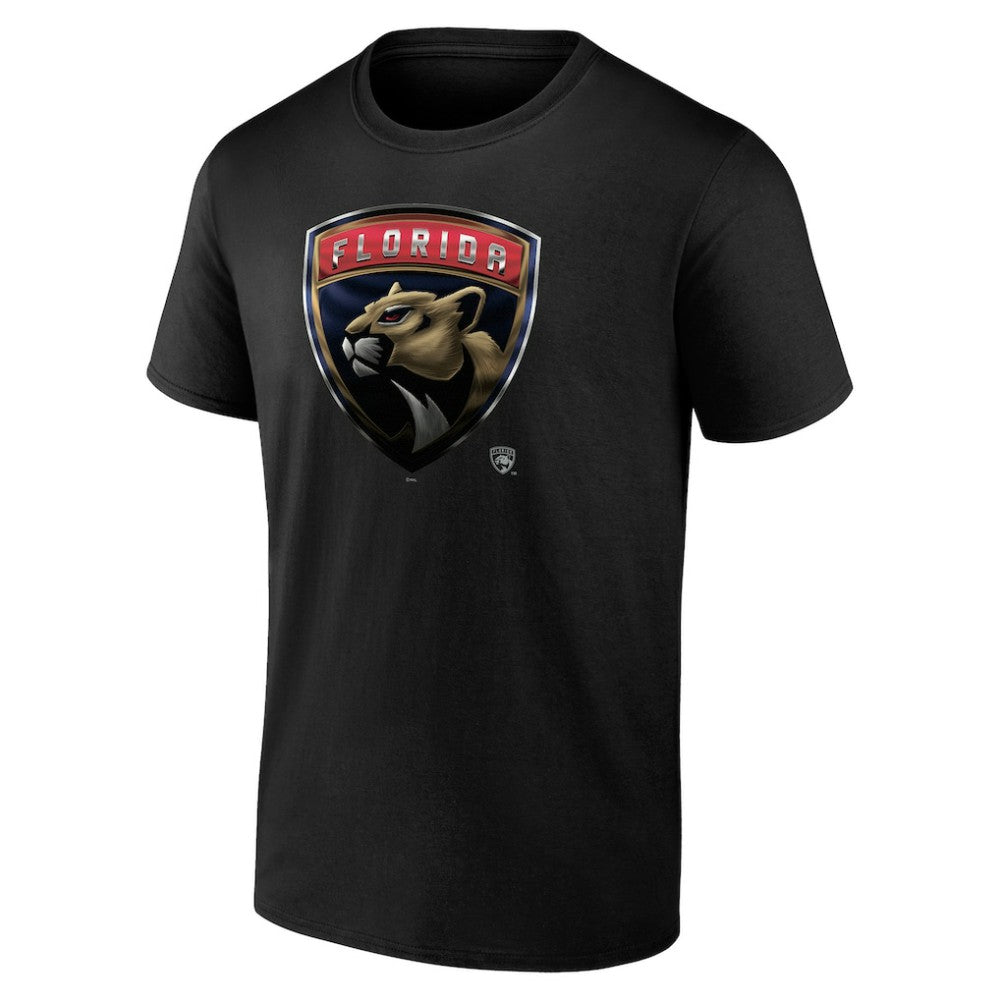 Florida Panthers Personalized Midnight Mascot Logo T-Shirt - Black T-shirts