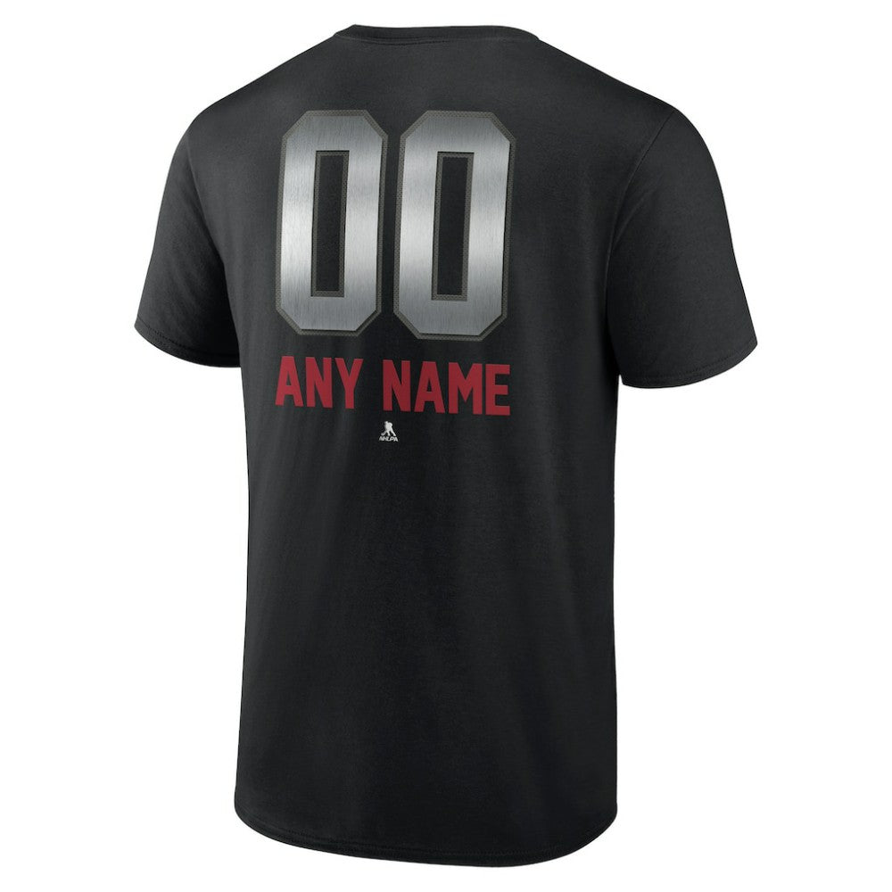 Montreal Canadiens Personalized Midnight Mascot Logo T-Shirt - Black T-shirts