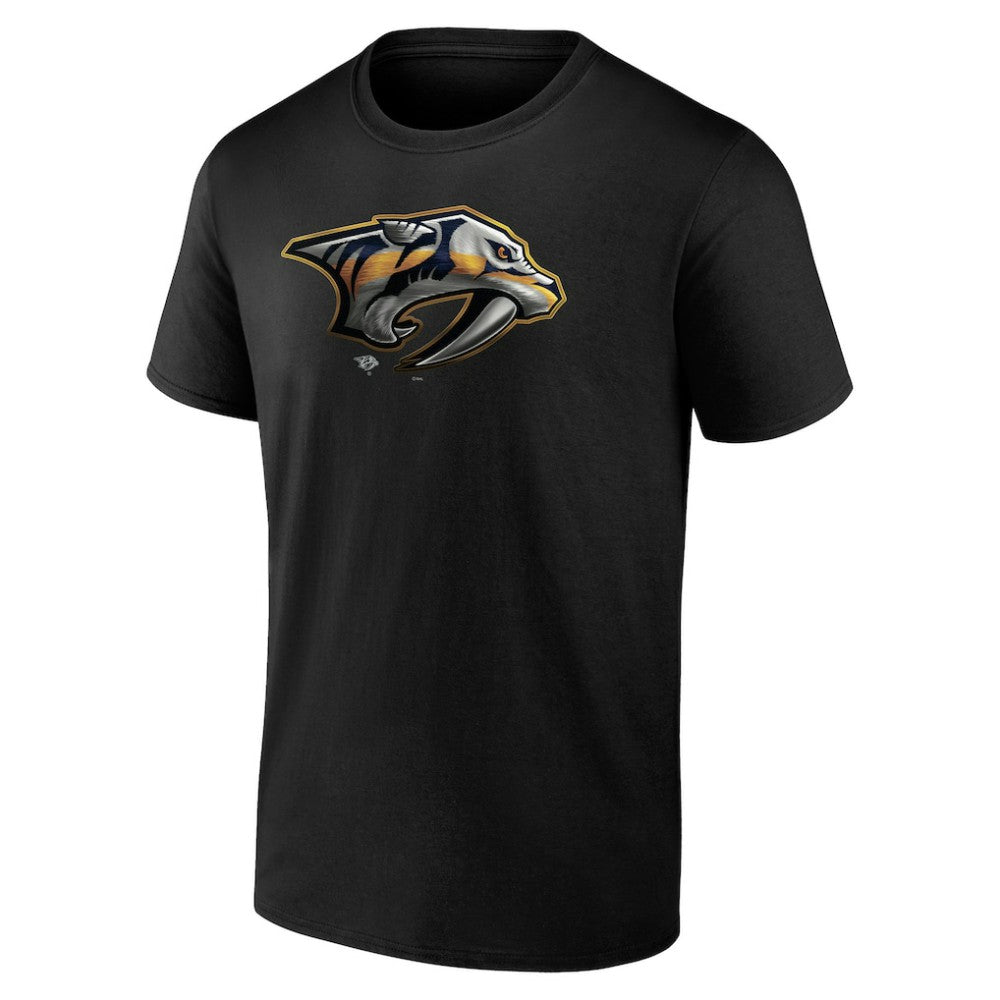 Nashville Predators Personalized Midnight Mascot Logo T-Shirt - Black T-shirts