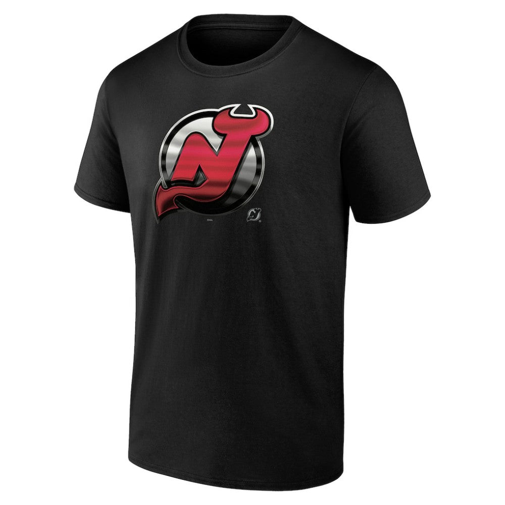 New Jersey Devils Personalized Midnight Mascot Logo T-Shirt - Black T-shirts