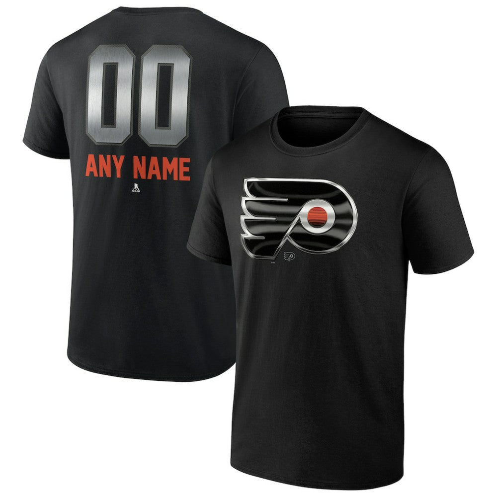 Philadelphia Flyers Personalized Midnight Mascot Logo T-Shirt - Black T-shirts