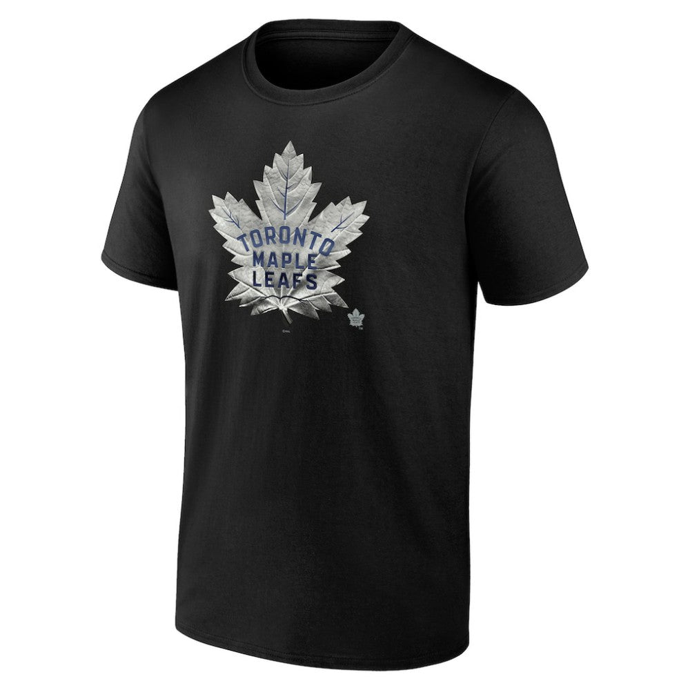 Toronto Maple Leafs Personalized Midnight Mascot Logo T-Shirt - Black T-shirts