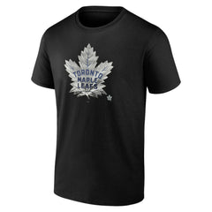 Toronto Maple Leafs Personalized Midnight Mascot Logo T-Shirt - Black T-shirts