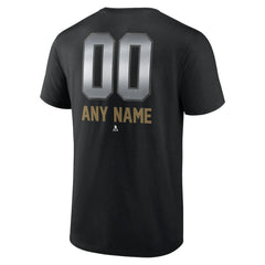 Vegas Golden Knights Personalized Midnight Mascot Logo T-Shirt - Black T-shirts