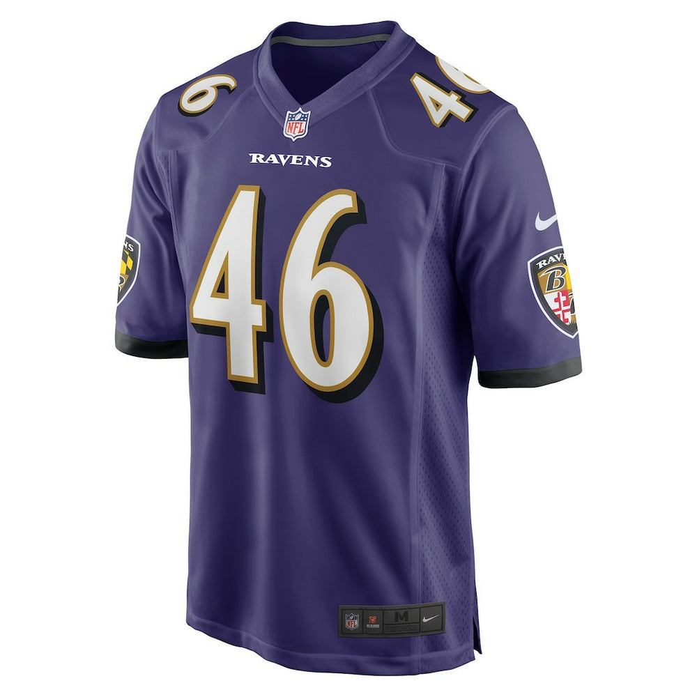 Nick Moore Baltimore Ravens Game Jersey - Purple cheap