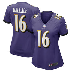 Tylan Wallace Baltimore Ravens Women's Game Jersey - Purple cheap