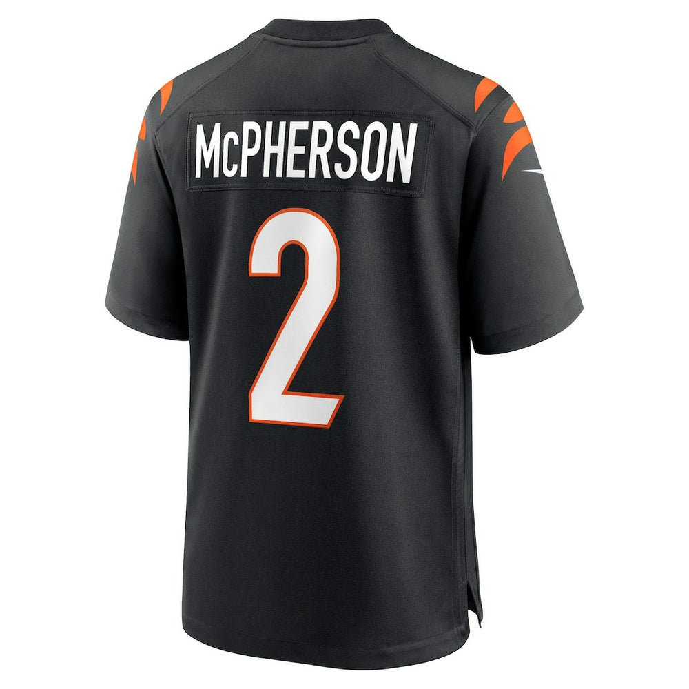 Evan McPherson Cincinnati Bengals Game Jersey - Black on sale