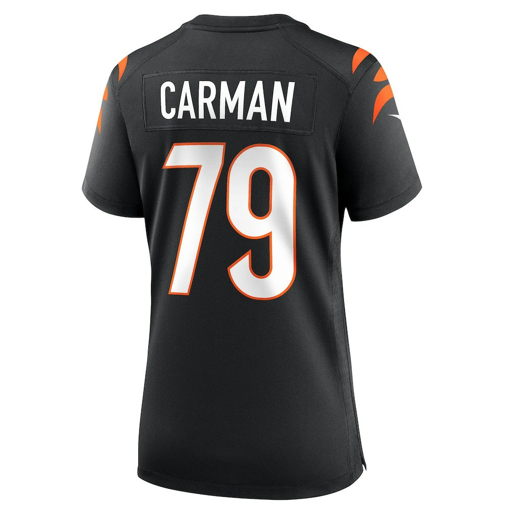 Jackson Carman Cincinnati Bengals Women's Game Jersey - Black discount