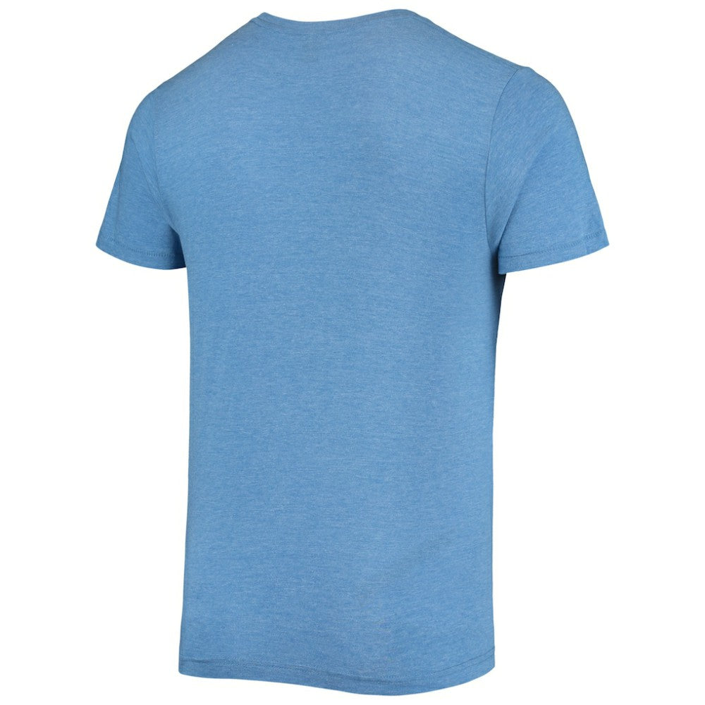 Chicago Cubs Homage Hand-Drawn Logo Tri-Blend T-Shirt Royal
