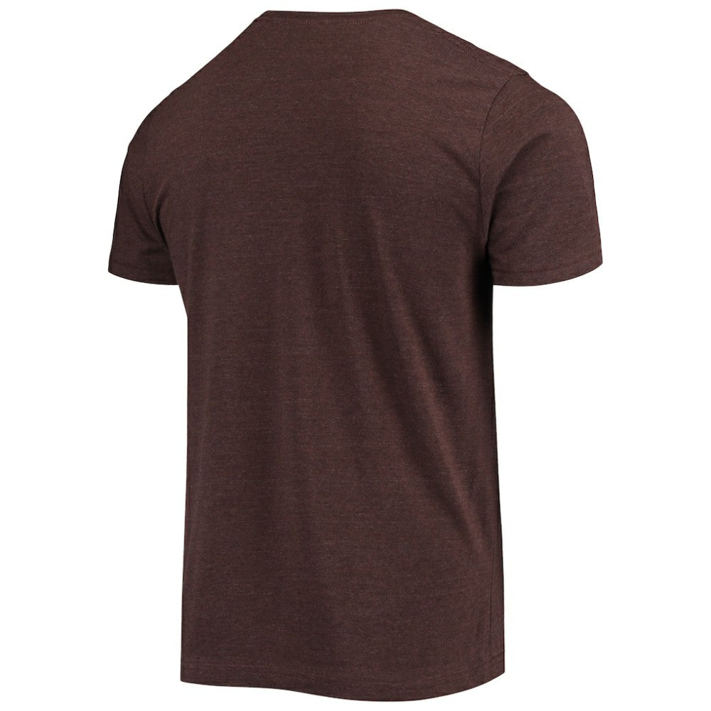 San Diego Padres Homage Hand-Drawn Logo Tri-Blend T-Shirt Brown