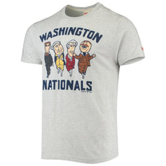 Washington Nationals Homage Hyper Local Tri-Blend T-Shirt Heathered Gray