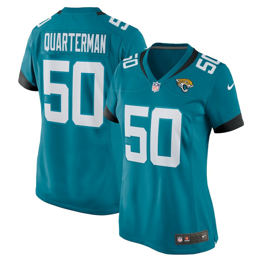 Shaquille Quarterman Jacksonville Jaguars Women's Game Jersey - Teal outlet