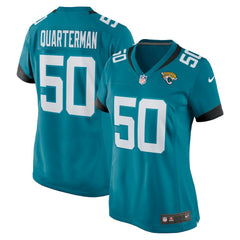 Shaquille Quarterman Jacksonville Jaguars Women's Game Jersey - Teal outlet