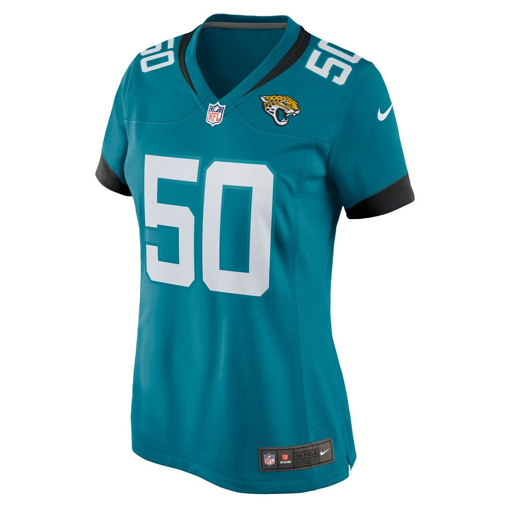 Shaquille Quarterman Jacksonville Jaguars Women's Game Jersey - Teal outlet