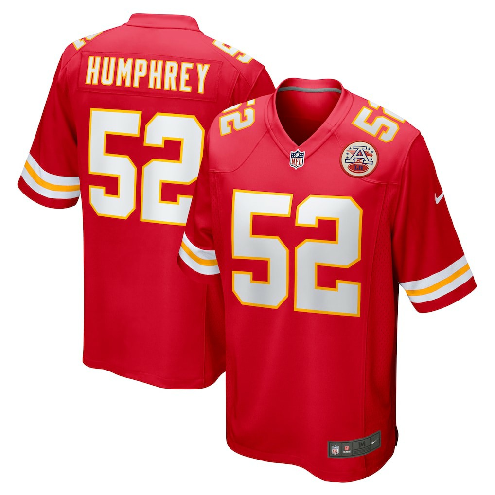 Creed Humphrey Kansas City Chiefs Game Jersey - Red cheap
