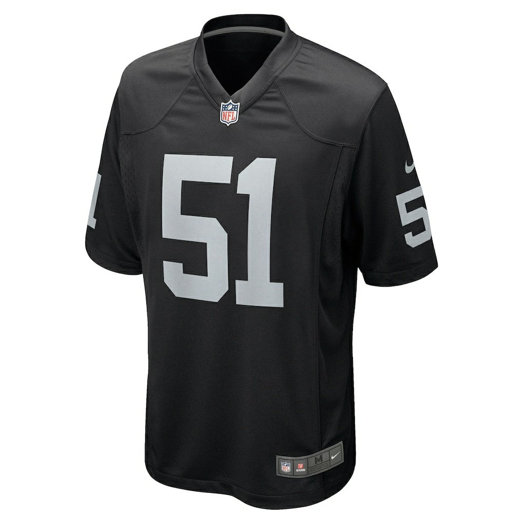 Malcolm Koonce Las Vegas Raiders Game Jersey - Black on sale