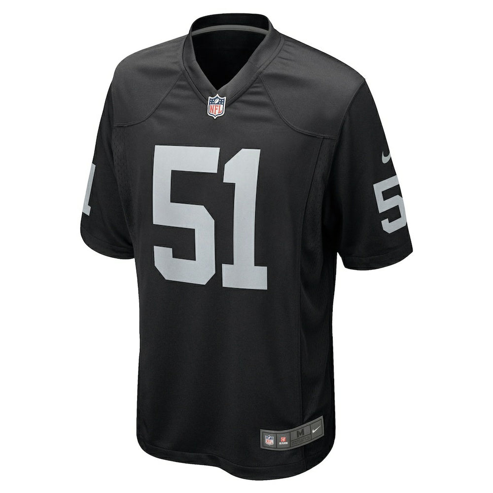Malcolm Koonce Las Vegas Raiders Game Jersey - Black on sale