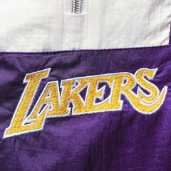 Los Angeles Lakers Women's Half-Zip Windbreaker 2.0 Hoodie - Purple shop