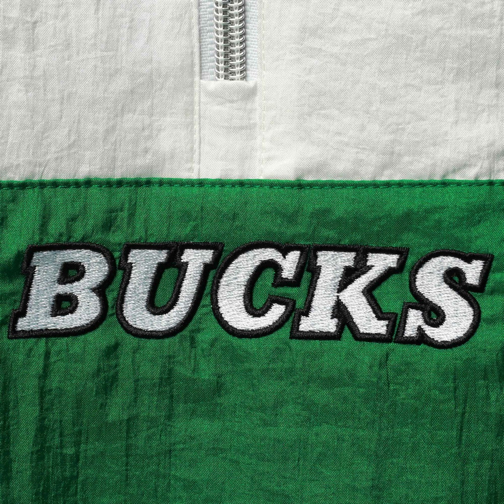 Milwaukee Bucks Women's Half-Zip Windbreaker 2.0 Hoodie - Green online