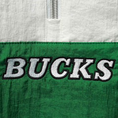 Milwaukee Bucks Women's Half-Zip Windbreaker 2.0 Hoodie - Green online