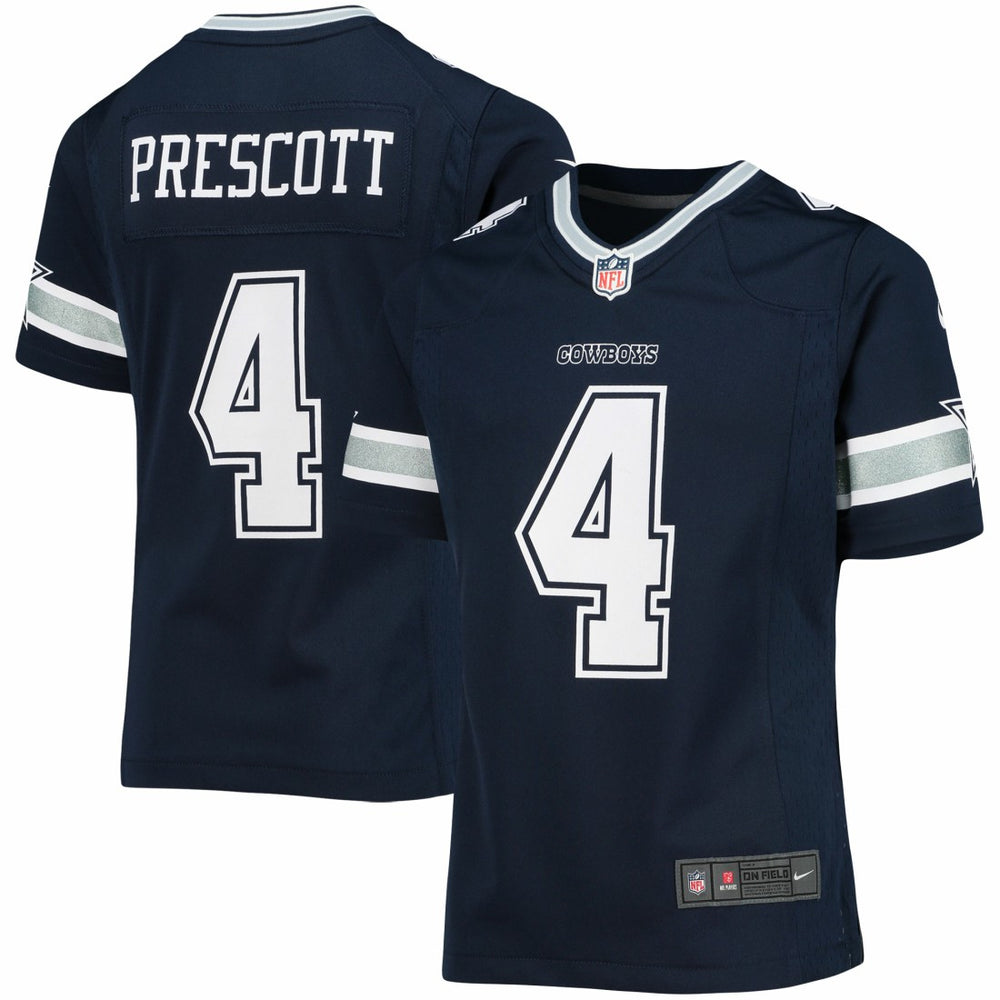 Dak Prescott Dallas Cowboys Girls Youth Team Game Jersey - Navy on sale
