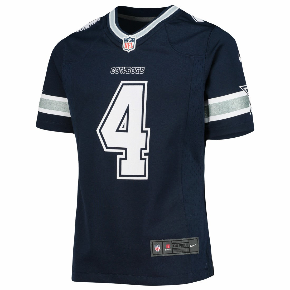 Dak Prescott Dallas Cowboys Girls Youth Team Game Jersey - Navy on sale