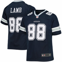 CeeDee Lamb Dallas Cowboys Girls Youth Game Jersey - Navy sale