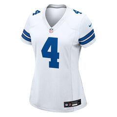 Dak Prescott Dallas Cowboys Women's Team Game Jersey - White on sale
