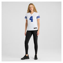 Dak Prescott Dallas Cowboys Women's Team Game Jersey - White on sale