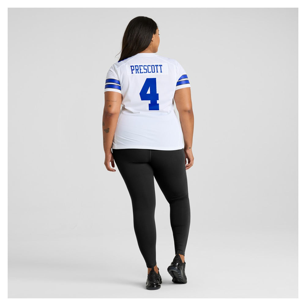Dak Prescott Dallas Cowboys Women's Team Game Jersey - White on sale
