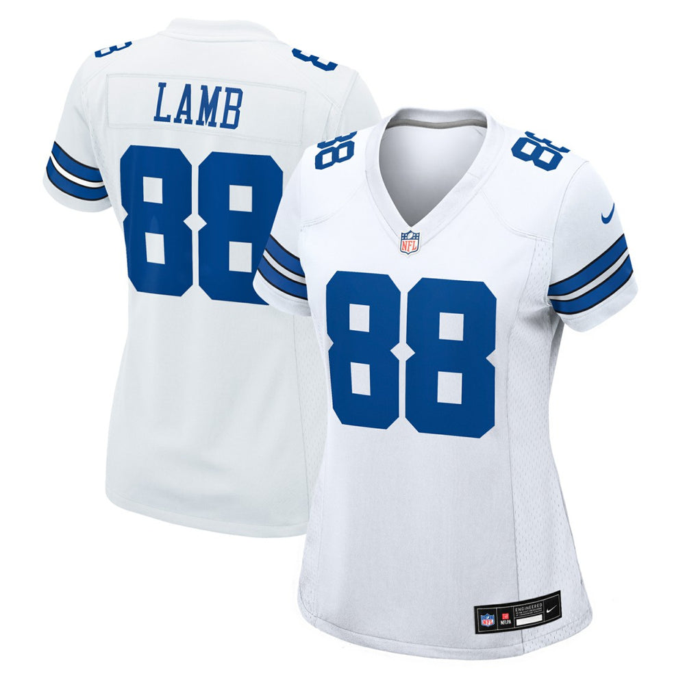 CeeDee Lamb Dallas Cowboys Women's Game Jersey - White discount