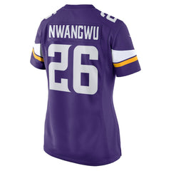Kene Nwangwu Minnesota Vikings Women's Game Jersey - Purple online