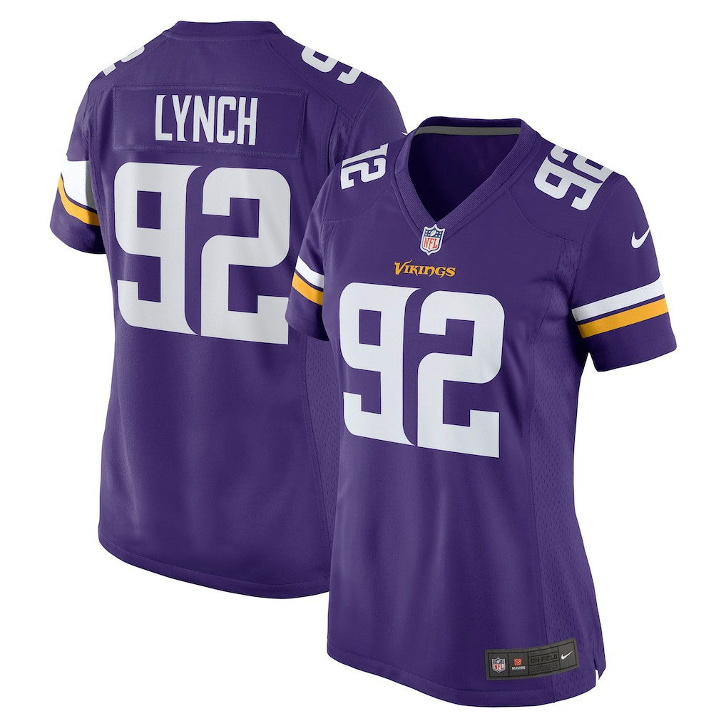 James Lynch Minnesota Vikings Women's Game Player Jersey - Purple outlet