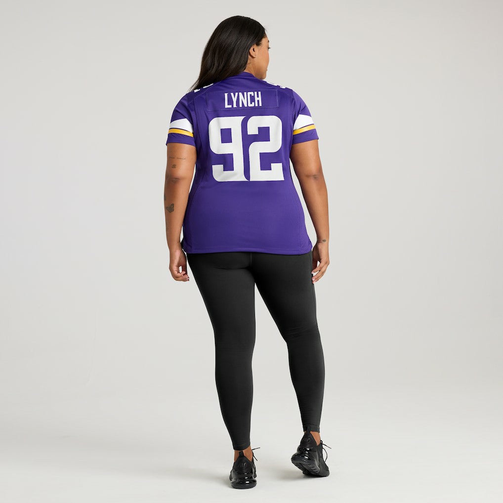 James Lynch Minnesota Vikings Women's Game Player Jersey - Purple outlet