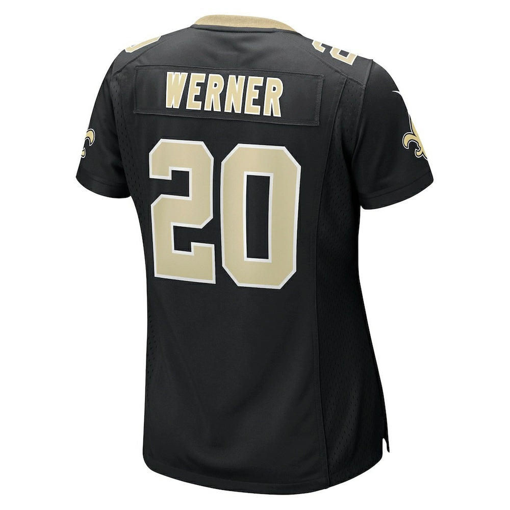 Pete Werner New Orleans Saints Women's Game Jersey - Black for sale