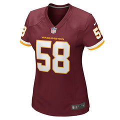 Shaka Toney Washington Football Team Women's Game Jersey - Burgundy for sale