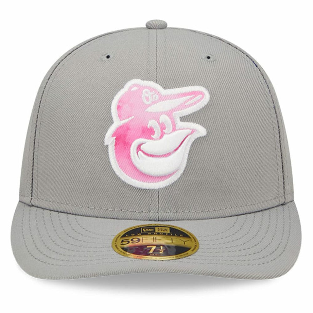 Baltimore Orioles 2022 Mother's Day On-Field Low Profile 59FIFTY Fitted Hat Gray