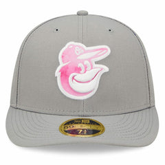 Baltimore Orioles 2022 Mother's Day On-Field Low Profile 59FIFTY Fitted Hat Gray