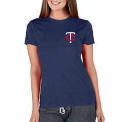 Minnesota Twins Concepts Sport Women's Marathon Knit Top Navy