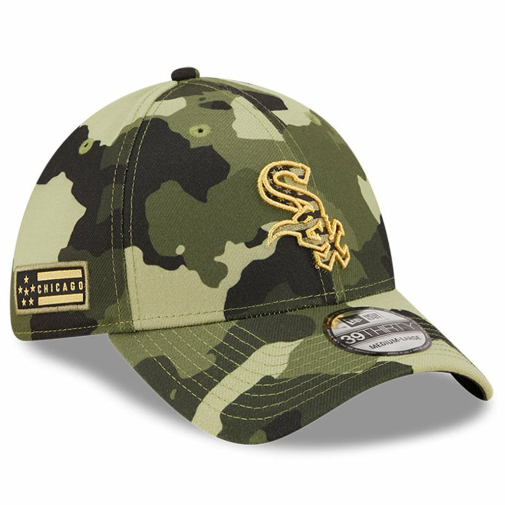 Chicago White Sox 2022 Armed Forces Day 39THIRTY Flex Hat Camo
