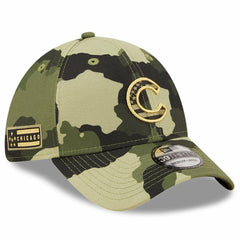 Chicago Cubs 2022 Armed Forces Day 39THIRTY Flex Hat Camo