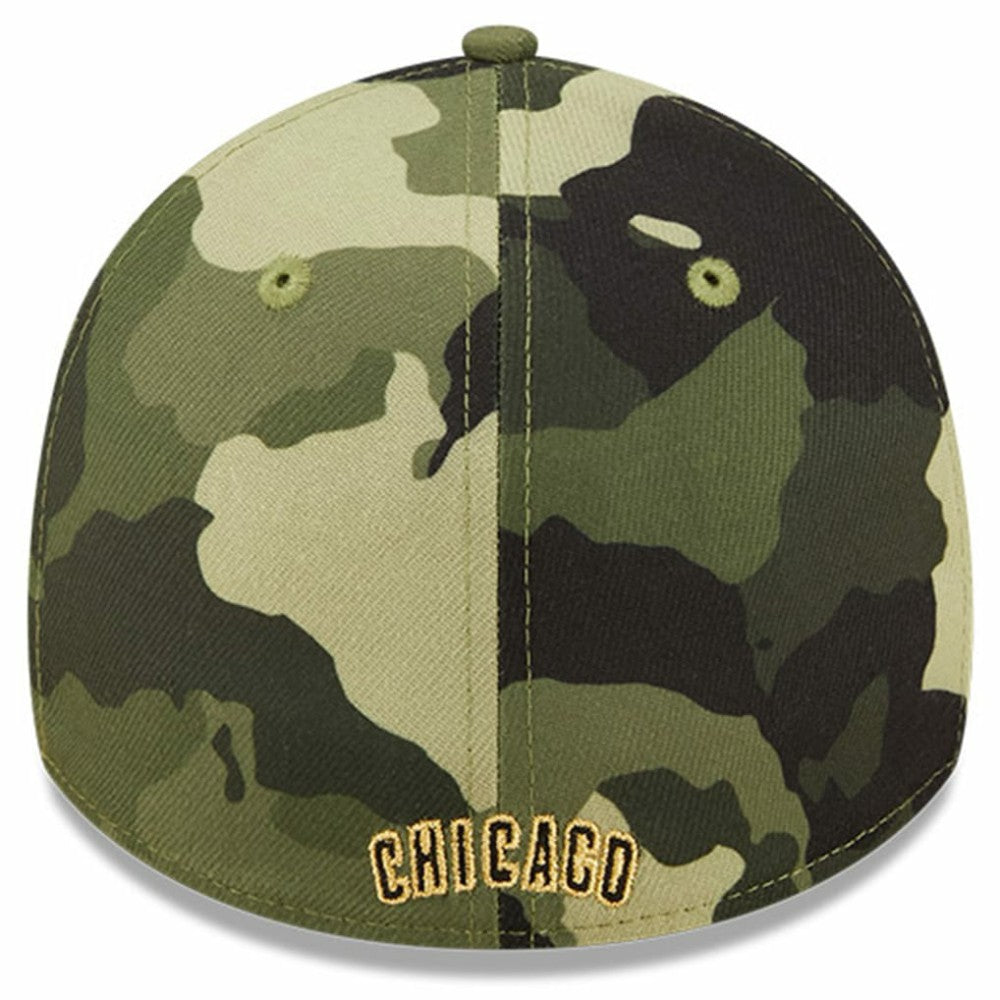 Chicago Cubs 2022 Armed Forces Day 39THIRTY Flex Hat Camo
