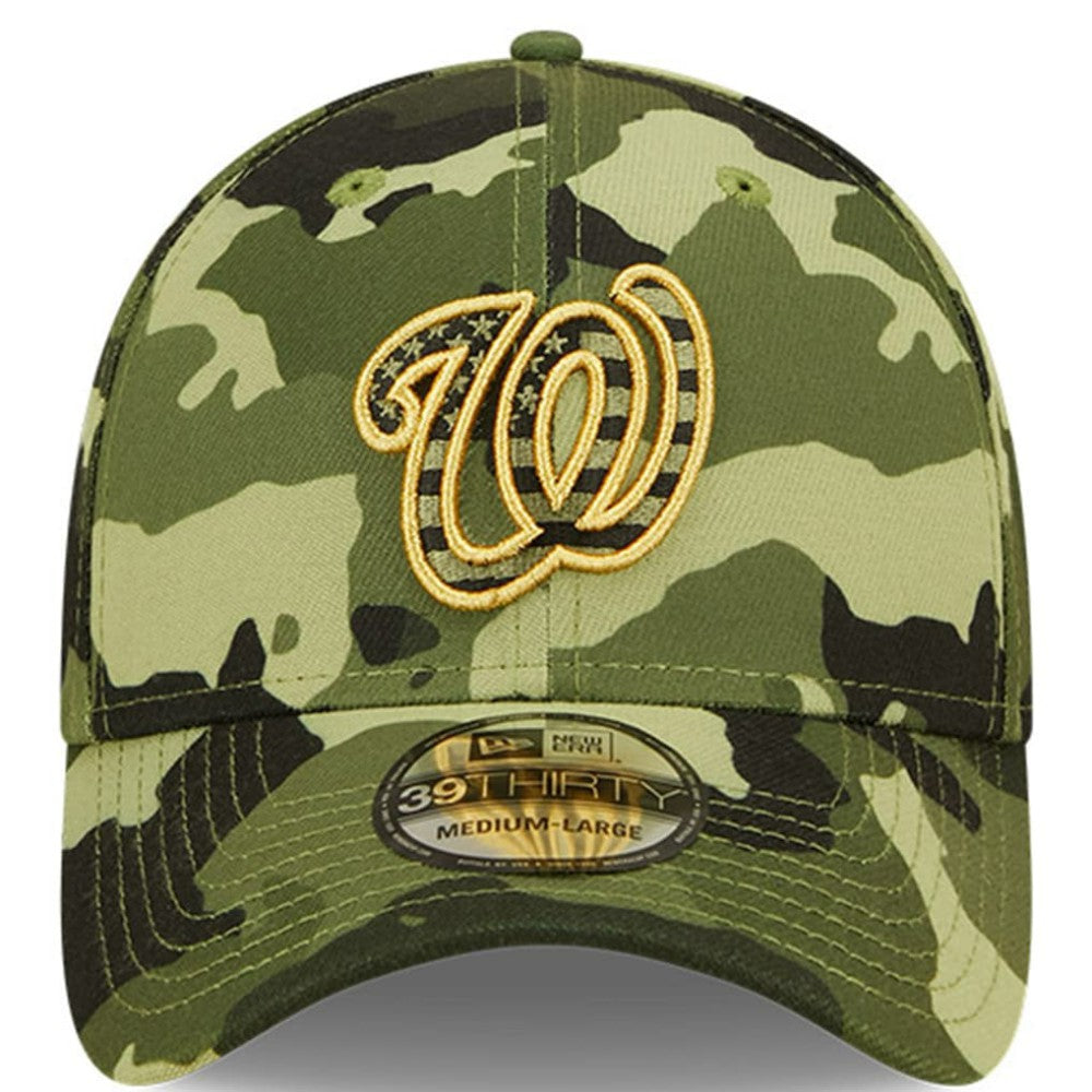 Washington Nationals 2022 Armed Forces Day 39THIRTY Flex Hat Camo