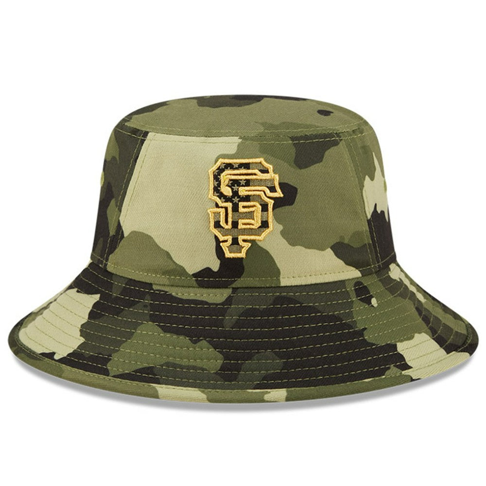 San Francisco Giants 2022 Armed Forces Day Bucket Hat Camo